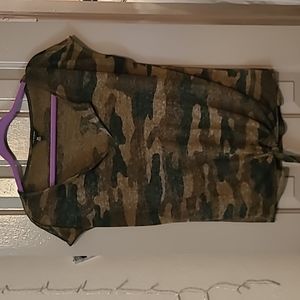 Lucky Brand Camo Top